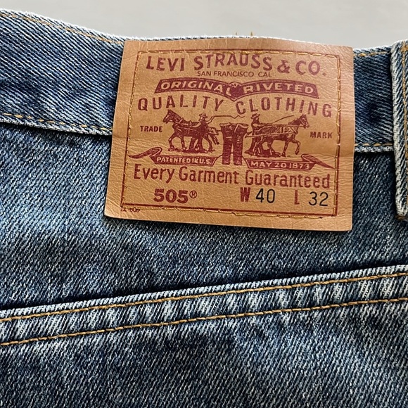 Vintage Levi’s 505 Regular Fit Straight Leg Size 40 x 32 - Picture 11 of 16
